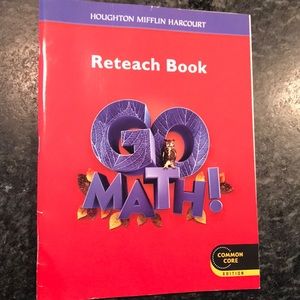 Go Math Grade 6 reteach book common core
